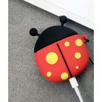 Wholesale Cute Design Cartoon Silicone Cover Skin for Airpod (1 / 2) Charging Case (Ladybug)